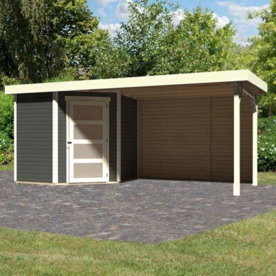 Abri de jardin en bois massif 4.62m² Schwandorf 3 Karibu