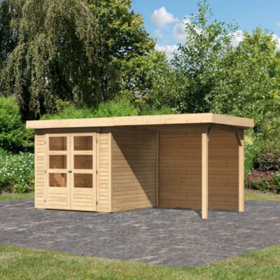 Abri de jardin en bois massif 4.62m² Askola 2 Karibu