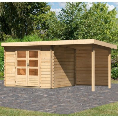 Abri de jardin en bois massif 7.04m² Bastrup 3 Karibu