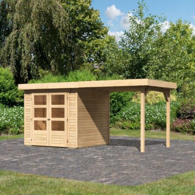 Abri de jardin en bois massif Askola 2 4,62m² Karibu
