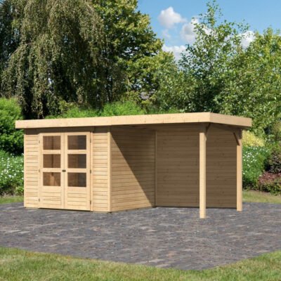 Abri de jardin en bois massif Askola 3 5.25m² Karibu Askola 5