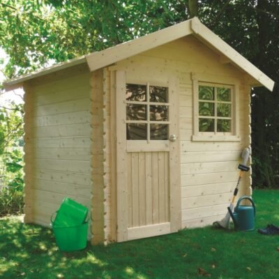 Abri de jardin en bois traité 28mm autoclave Saran