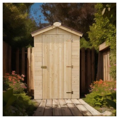 Abri en bois massif certifié 1.99m² panneaux 16mm