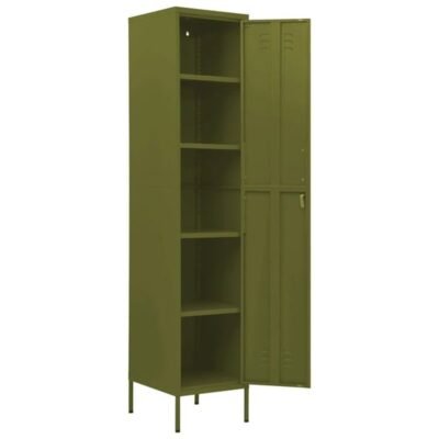 Armoire à casiers en acier  35 x 46 x 180 cm vert