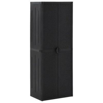 Armoire de rangement 65 x 45 x 172 cm avec 4 étagères