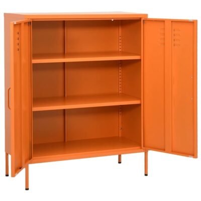 Armoire de rangement 80 x 35 x 101.5 cm avec étagères réglables