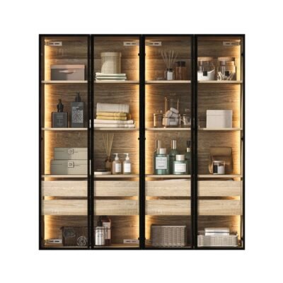 Armoire de salle de bain 74 x 36 x 155 cm evryae