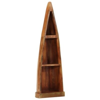 Armoire en forme de bateau 39 x 27 x 127 cm avec 3 étagères