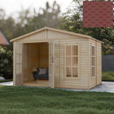 Bureau de jardin 303x199cm Timbela avec plancher