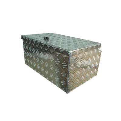 Coffre de rangement en aluminium striée 4 mm