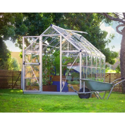 Serre de jardin Harmony silver aluminium 1,85 x 3,05 m