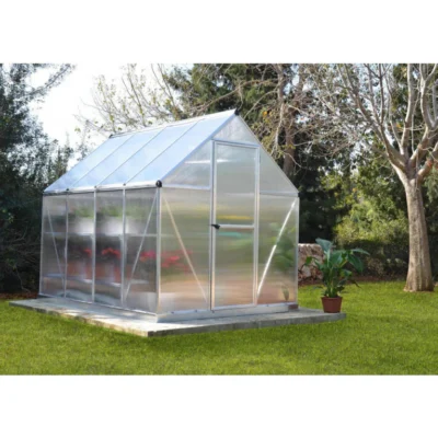 Serre de jardin Mythos 1,85 x 2,46 m silver aluminium