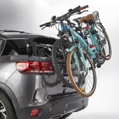 Porte vélos Shiva 2 vélos éléctriques Mottez sur coffre