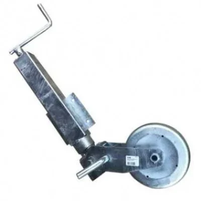 ROUE JOCKEY CARRE DE 70 mm RELEVAGE MANUEL