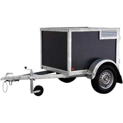 Remorque 2 chiens marron BW Trailers