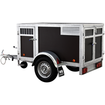 Remorque 3 chiens marron BW Trailers