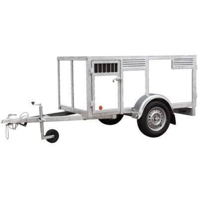 Remorque 4 chiens blanc BW Trailers