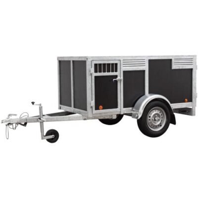 Remorque 4 chiens marron BW Trailers