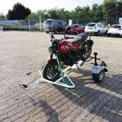 Remorque porte moto For One blanc