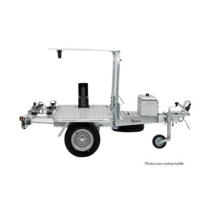 Remorque porte moto transversale Roadster Camp