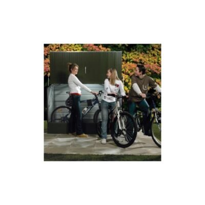 Abri à vélos en métal TRIMETALS 1750L vert 1.74m²
