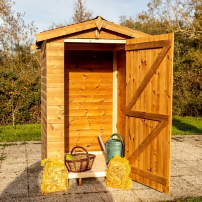 Abri Therma 1.96m² en bois thermo traité avec planche
