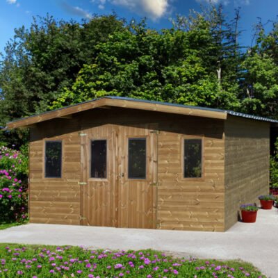 Abri en bois thermo 19.69m² HABRITA