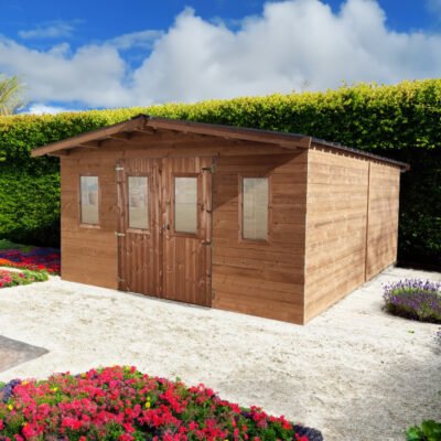 Abri thermo 24.30m² en bois HABRITA