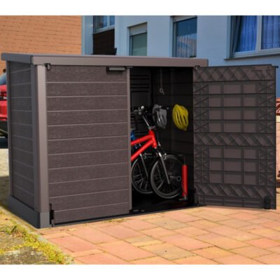 Armoire de rangement en résine marron 1200L DURAMAX