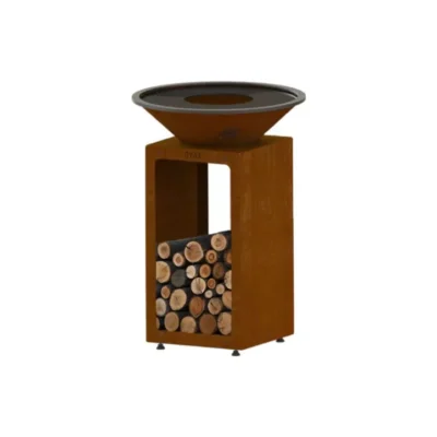Brasero plancha Oyat BBO 58 cm Storage Corten
