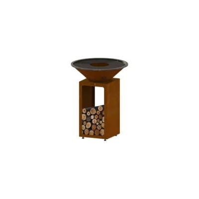 Brasero plancha Oyat BBO 68 cm Storage Corten