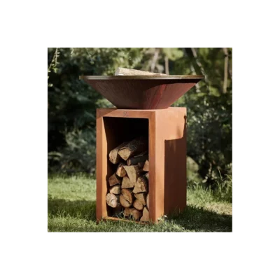 Brasero plancha OFYR Classic Storage 85 Acier Corten
