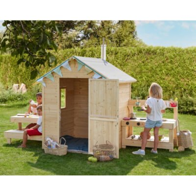 Cabane de jeux en bois BLANCHE SOULET