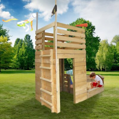 Cabane de jeux en bois PIRATE SOULET