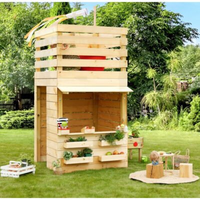 Cabane de jeux SHOPPING en bois SOULET 119x152x228cm
