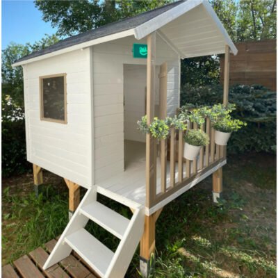 Cabane de jeux en bois KANGOUROU sur pilotis SOULET