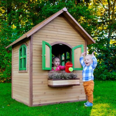 Cabane pour enfants en bois JULIA 118 x 120 x 174 cm AXI