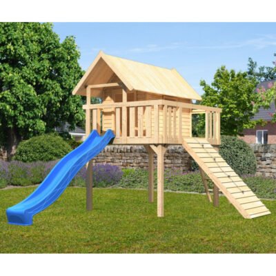 Cabane pour enfants en épicéa Karibu Fidel