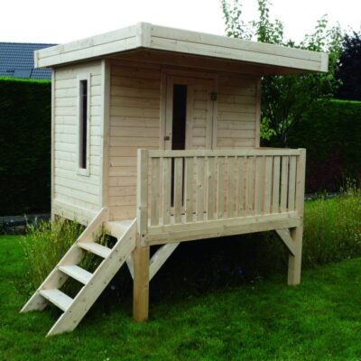 Cabane pour enfants MODERN en bois sur pilotis SOLID