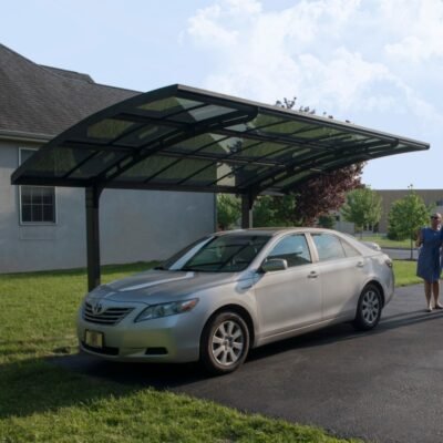Carport en alu gris Arizona Breeze 5000 Palram Canopia