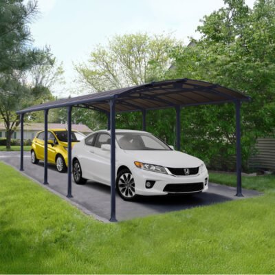 Carport Arcadia 8500 31m² en alu gris Canopia