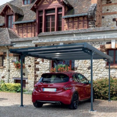 Carport TRIGANO 15m² en aluminium MISTRAL