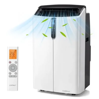 Climatiseur Mobile COSTWAY 12000BTU R290 WiFi 5 en 1