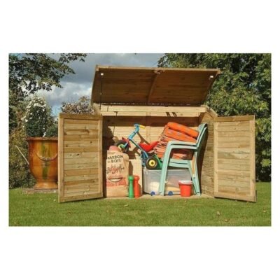 Coffre de jardin en bois 1200L Topaze Chalet et jardin