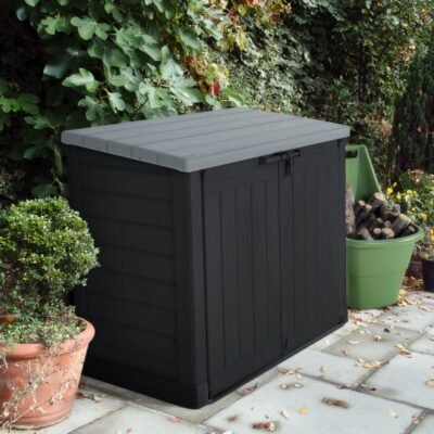 Coffre de jardin multifonctions 1200L noir Keter
