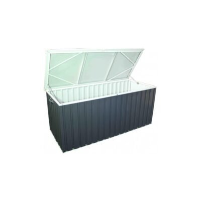 Coffre de jardin en résine 1.79m² JOBU beige cache poubelles