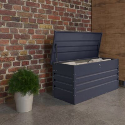 Coffre de rangement en métal 400L Chalet-Jardin
