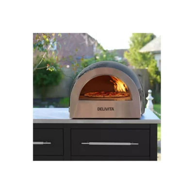 Four à pizza multi-combustible Delivita Flow Noir
