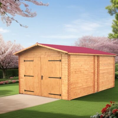 Garage 18.9m² en bois HABRITA  28mm