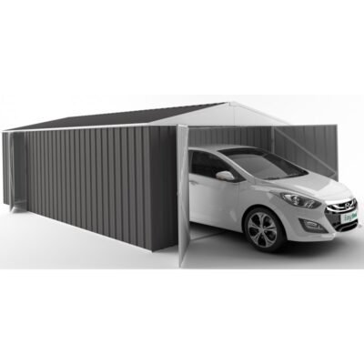 Garage en acier Zincalume 20.1m² EASYSHED Colorbond